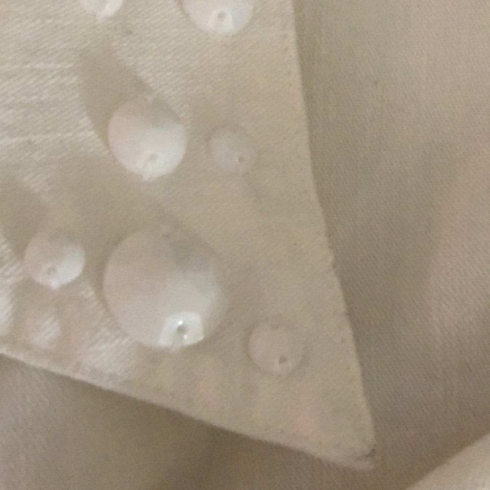 Ruby Rd. White sequined jacket - Picture 3 of 5